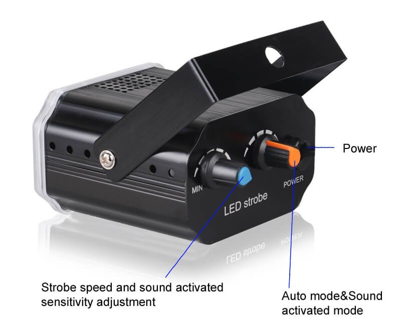 mini strobe light detail