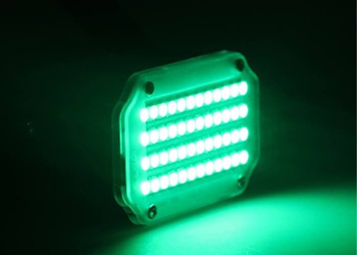 green mini strobe light