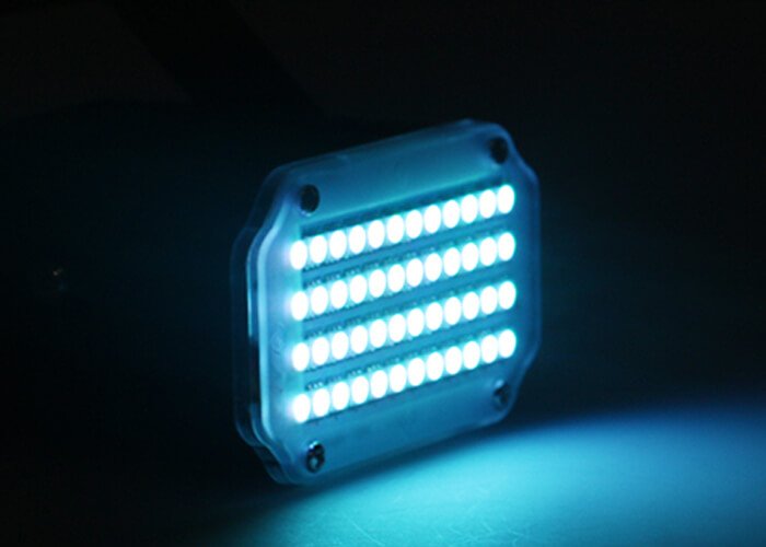 ice blue strobe light