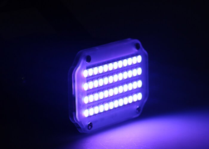 Purple strobe light