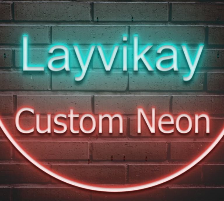 custom neon sign