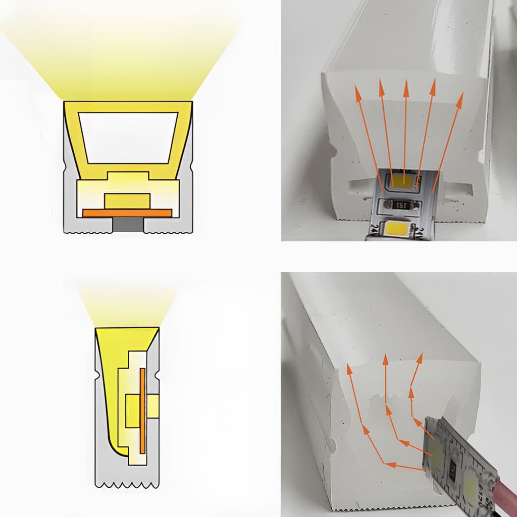 LED neon light glowing 01